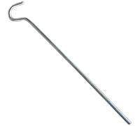 Piquet de tente - CAO - lot de 10 - D: 4.4x230 mm - acier galvanisé