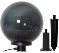 Piquet de terre extérieur MONSMOKE IP44 E27 1X40W en matière synthétique noir D300mm