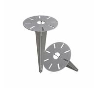 Piquet de Terre Universel Borne Lumineuse Guide Câble Fixation D 15 CM 2er Set