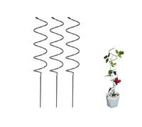 Piquet De Tomate Torsadé, Piquets De Tomate en Spirale, Piquets De Tomate Torsadés, Supports De Plantes, Cages De Tomates en Spirale, Support De Plante en Spirale pour Plantes en Pot (3 pièces)