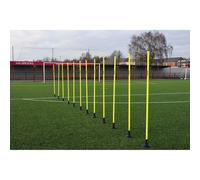 Piquet d'entraînement Precision (x12) Jaune 1,7 m Unisex