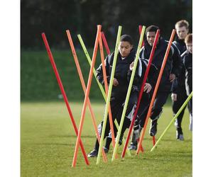 Piquet d'entraînement Precision (x12) Jaune 1,7 m Unisex