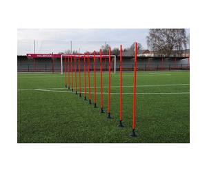 Piquet d'entraînement Precision (x12) Rouge 1,7 m Unisex