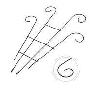 Piquet d'escalade en fer solide pour plantes Support essentiel pour la croissance des fleurs dans le jardin