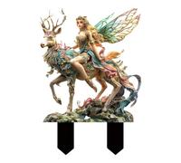 Piquet en acrylique résistant aux intempéries - Durabilité - Forêts - Fées - Décoration d'intérieur moderne - Protection solaire - Jardin
