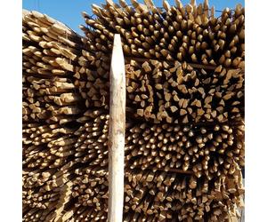 Piquet en bois châtaignier Rond Ecorce - Ø 6/8 - H.1 m