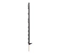 Piquet en plastique recyclé Beaumont (x10) Noir 1,10 m