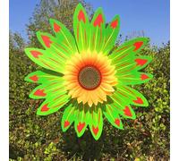 Piquet Rotatif De Moulin À Vent De Tournesol,Pelouse Debout,Moulinet À Fleurs,Fête En Plein Air,Jardin,Décoration De Cour,Jouets Pour Enfants - Type I