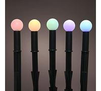 Piquet solaire décoratif, éclairage LED, forme de semoir, énergie solaire, idéal pour les jardins et les allées.