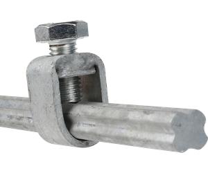 Piquet terre cruciforme 1m galvanisé - EUROHM - 70500