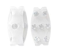 Piquets à glace robustes, crampons à neige invisibles, à 9 dents avec poignée, réglage du harnais élastique, style accessoire de sport, équipement d'hiver pour pêche, jardin, parc, cour