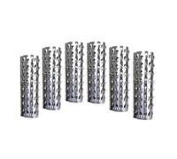 Piquets Anti-Escalade, Pointes Anti-Escalade en Acier Inoxydable pour clôture de sécurité, Protection des tuyaux de Drainage, Lot de 6 (50 mm) - Défense Durable Contre Les intrus et Les Anim
