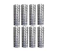 Piquets Anti-Escalade, Pointes de clôture Anti-Escalade - Couvercles à Pointes en Acier Inoxydable pour tuyaux de Drainage, Protection de sécurité, Lot de 8 (50 mm) - Filet de Protection Ant