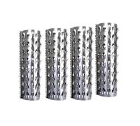 Piquets Anti-Escalade, Pointes de clôture Anti-Escalade en Acier Inoxydable - Lot de 4 Protections de sécurité pour tuyaux de Drainage et clôtures, Protection défensive de 80 mm Contre Les i