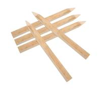 Piquets D’arpentage en Bois, Lot de 5, Pointes pour Bornage Précis | Surface Lisse et Sommet Plat, Usage Terrain pour Tracé, Sol et Jalonnement, Format Pratique