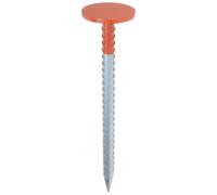 Piquets D’arpenteur en Fer, Marqueurs de Limite pour Pelouse et Allée | Têtes Brillantes, Surface Lisse sans Bavure, Insertion et Retrait Faciles, Sols Meubles ou Semi-durs