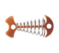 Piquets d'ancrage de terrasse coupe-vent en forme d'os de poisson, piquets de tente, boucles à ressort, corde de camping, facile à utiliser, ressort facile à utiliser