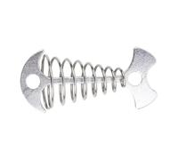 Piquets d'ancrage de terrasse, piquets de tente en forme d'os de poisson, boucles à ressort, ancrages en corde, piquets de tente de camping, faciles à utiliser, ressort facile à utiliser