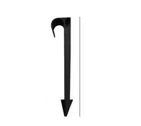 Piquets d'ancrage de tuyau, 16/20mm, support tube d'irrigation fixe, outils jardinage for Pot fleur pelouse, 50/100 pièces pour cour, bordures allées(100pcs)