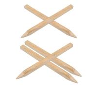 Piquets d'angle Surface Plane Écrivable et Extrémités Pointues | Construction Robuste en Bois, Surface Lisse, pour Professionnels du Paysage et Propriétaires Bricoleurs, Usage en Arpentage