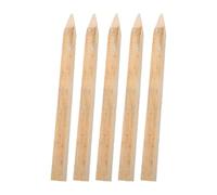 Piquets D'arpentage de Limite de Propriété Extrémités Pointues | Installation Rapide, Maintien Ferme Sol, pour Marquage de Chemins et Bornage de Clôtures