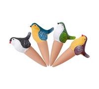 Piquets d'arrosage | Piquets auto-arrosant pour pots de, 4 pièces d'insert de soins de vacances, outil à libération lente en forme de pie pour jardinière en bois, pots en céramique, jardin et