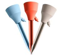 Piquets d'arrosage pour plantes - 17,5 x 5 cm - Grand kit d'arrosage automatique - Arroseur pour plantes en bouteille avec valve de commande - Appareils d'auto-irrigation ABS - Intérieur extérieur