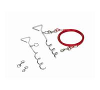 Piquets d'attache avec laisse pour chien Nobby Pet Rouge 40 cm