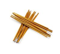 Piquets de Camping Poteaux de Tente Camping en Plein air, légers et rétractables, Aluminium 7,9 mm, lot 2, Remplacement dorés(4.0m)