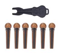 Piquets de chevalet pour guitare acoustique avec extracteur de cordes et clous pour basse