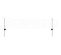 Piquets de Clôture vidaXL 11 pcs U-Channel Gris 40 cm Acier, Clôture Hexagonale vidaXL Grise 0.4x50 m Acier