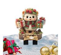 Piquets de cour de Noël | Décorations de Noël - Panneaux de cour d'extérieur en acrylique plat 2D pour pelouse, pot de fleurs, jardinière de terrasse, porche, allée