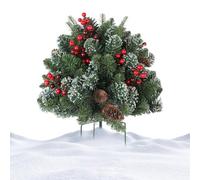 Piquets de cour | Piquet de jardin pour sapin de Noël - Décoration artistique à pointes pour porche, printemps, extérieur, allée, pelouse, extérieur, jardin, maison