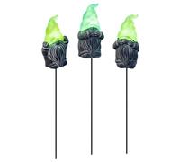 Piquets De Décoration De Jardin - Bascule De Jardin Gnome Phosphorescent De 22,3 Cm | Sculpture En Résine Lumineuse Résistante Aux Intempéries | Mini Figurine Gnome Pour La Décoration De Pelouse De Ja