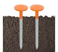 Piquets de Démarcation,Lot De 2 Piquets Résistants Aux Intempéries 30 Cm - Jalons de Bornage Permanents pour Délimitation | pour Jardin Sentier Cour Allée Bordures Pavés Pelouse