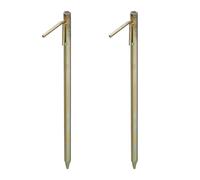 Piquets de fixation au sol lot de 2 xxl Fixations pour tentes 51 cm 1 kg