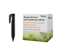 Piquets de Fixation beos Premium pour câble de délimitation de tondeuses Robots - 100 piquets de Fixation - renforcés de Fibres de Verre - Compatibilité Universelle avec Worx, Gardena, Husqvarna
