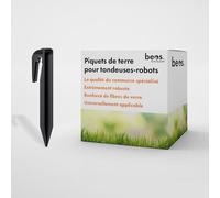 Piquets de fixation BEOS® PREMIUM pour câble de délimitation de tondeuses robots - 500 piquets de fixation - renforcés de fibres de verre - Compatibilité universelle avec Worx, Gardena, Husqvarna