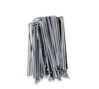 Piquets de Fixation pour Jardin 3/30/60/120 Pcs/Sets Heavy Duty Garden Pegs - U-Shaped Metal Staples with Sharp Ends for Easy Insertion Into Soil(30Pcs)