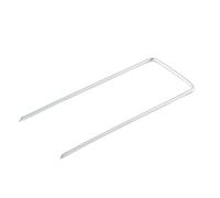 Piquets de Fixation pour Jardin 50pcs Galvanised Metal Ground U Tent Pegs Gazebo Camping Tarpaulin Hooks for Fixing Grass Cloth, Greening, Fixed Lawn