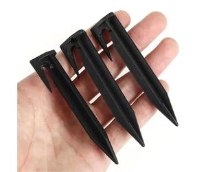 Piquets de Fixation pour Jardin 50Pcs Garden Lawn Mower Peg Camping Equipment for Robotic Lawnmower Boundary Cable Accessorie