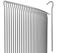 Lot de 100 Piquets de fixation Acier Ø3,5mm Sardine Tente Bâche Piquet Jardin