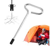 Piquets de glace universels en acier inoxydable pour extérieur camping - Fixation pour abri de glace en hiver - Pour camping survie extérieur randonnée