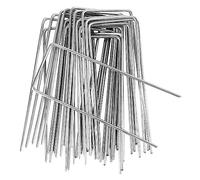 Piquets de Jardin 50 Pcs,agrafes Paillage Acier Inoxydable Piquets de Fixation en Acier pour Jardin Toiles de Paillages et de Jardinage Grillage Piquet Fixation Tente Sol Cheville Agrafes Jardinage