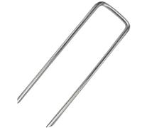 Piquets de Jardin Agrafes de Jardin Robustes Type U, Piquet clôture, Broches Gazon, piquets Paysage(50PCS,4cmx10cm)