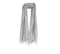 Piquets De Jardin Agrafes de piquets Jardin Robustes Type U, Broches Gazon Paysage, Tubes clôture Tenant Les pelouses, Clous Sol for Couverture(10PCS-(Peg))
