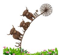 Piquets de Jardin décoratifs en métal Animaux et Fleurs Résistants aux
