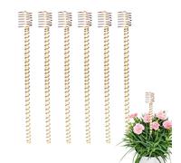 Piquets de Jardin en Cuivre,6 Antennes Longues en Cuivre pour Potager - Tiges de Jardinage Électroniques cm pour Espaces Extérieurs Fruits Légumes Rendement Amélioré Horticulture Balcons