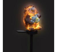 Piquets de jardin solaires, lampe solaire sur piquet hérisson, Statue extérieure de lumières décoratives solaires, Lampe de sol en hérisson exquise, lumières décoratives pour cour, Patio, pelouse