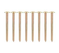 Piquets de Levé Topographique Or en Acier Inoxydable, 8 Pièces | Marquage Stable sur Sol, Pose Solide pour Points de Repère Extérieurs, Usage Chantier et Génie Civil